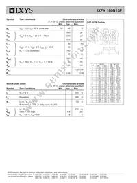 IXFN180N15P Datasheet Page 2