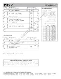 IXFN180N25T Datasheet Page 2