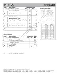 IXFN230N20T Datasheet Page 2