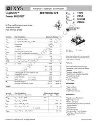 IXFN260N17T Datasheet Cover