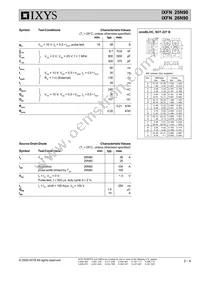 IXFN26N90 Datasheet Page 2