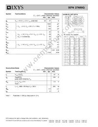 IXFN27N80Q Datasheet Page 2