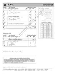IXFN360N10T Datasheet Page 2