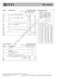 IXFN36N100 Datasheet Page 2