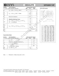 IXFN36N110P Datasheet Page 2