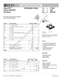 IXFN40N110Q3 Datasheet Cover