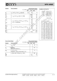 IXFN44N60 Datasheet Page 2