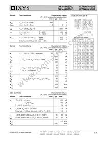IXFN48N50U3 Datasheet Page 2