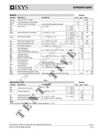 IXFN50N120SK Datasheet Page 2