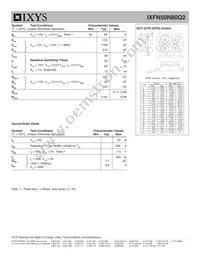 IXFN50N80Q2 Datasheet Page 2
