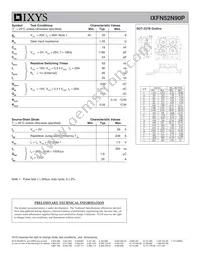IXFN52N90P Datasheet Page 2