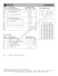 IXFN56N90P Datasheet Page 2