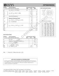 IXFN82N60Q3 Datasheet Page 2