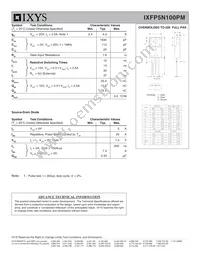 IXFP5N100PM Datasheet Page 2