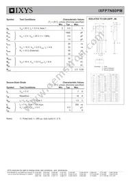IXFP7N80PM Datasheet Page 2