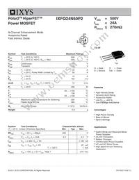 IXFQ24N50P2 Datasheet Cover