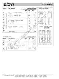 IXFR140N20P Datasheet Page 2