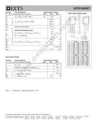 IXFR180N07 Datasheet Page 2