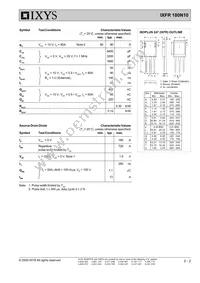 IXFR180N10 Datasheet Page 2