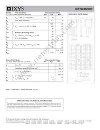 IXFR24N90P Datasheet Page 2
