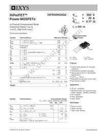 IXFR40N50Q2 Datasheet Cover