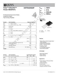 IXFR40N90P Datasheet Cover