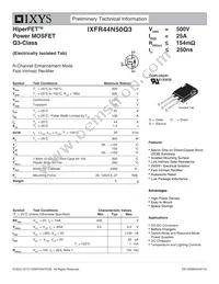 IXFR44N50Q3 Datasheet Cover