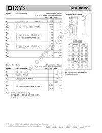 IXFR4N100Q Datasheet Page 2