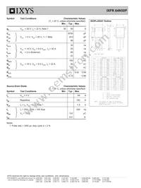 IXFR64N50P Datasheet Page 2