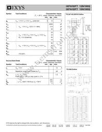 IXFT12N100Q Datasheet Page 2