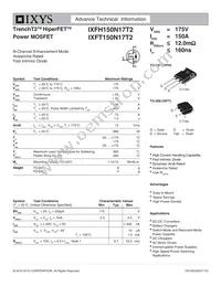 IXFT150N17T2 Datasheet Cover