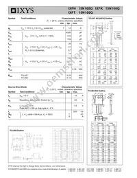 IXFT15N100Q Datasheet Page 2