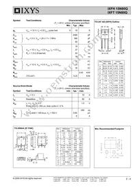 IXFT15N80Q Datasheet Page 2