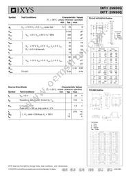 IXFT26N60Q Datasheet Page 2