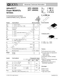 IXFT40N50Q Cover