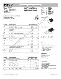 IXFT44N50Q3 Datasheet Cover