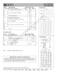 IXFT70N30Q3 Datasheet Page 2