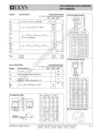 IXFT80N20Q Datasheet Page 2