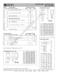 IXFV12N120PS Datasheet Page 2