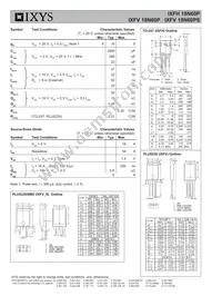 IXFV18N60PS Datasheet Page 2