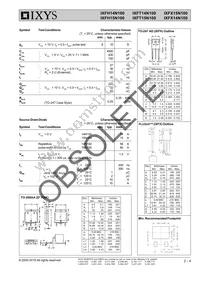 IXFX14N100 Datasheet Page 2
