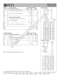 IXFX21N100F Datasheet Page 2