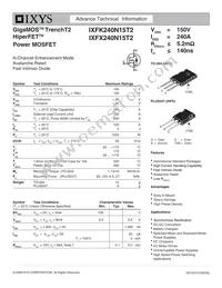 IXFX240N15T2 Datasheet Cover