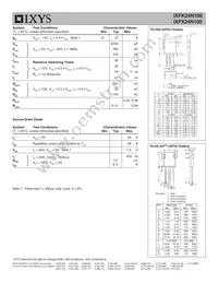 IXFX24N100 Datasheet Page 2