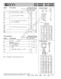 IXFX30N50Q Datasheet Page 2