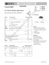 IXGA120N30TC Datasheet Cover