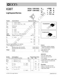 IXGA15N100C Datasheet Cover