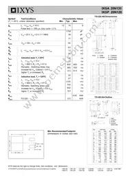 IXGA20N120B Datasheet Page 2