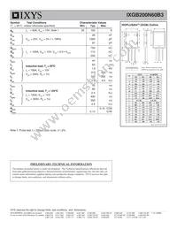 IXGB200N60B3 Datasheet Page 2