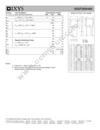 IXGF30N400 Datasheet Page 2